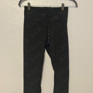 Black Women's Nike Air Running Tights